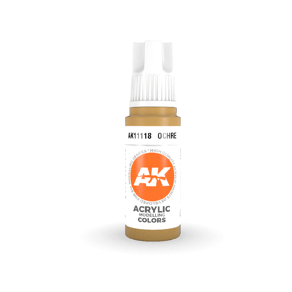 Ak : Ocher 17ml │ 3rd Generation Acrylique