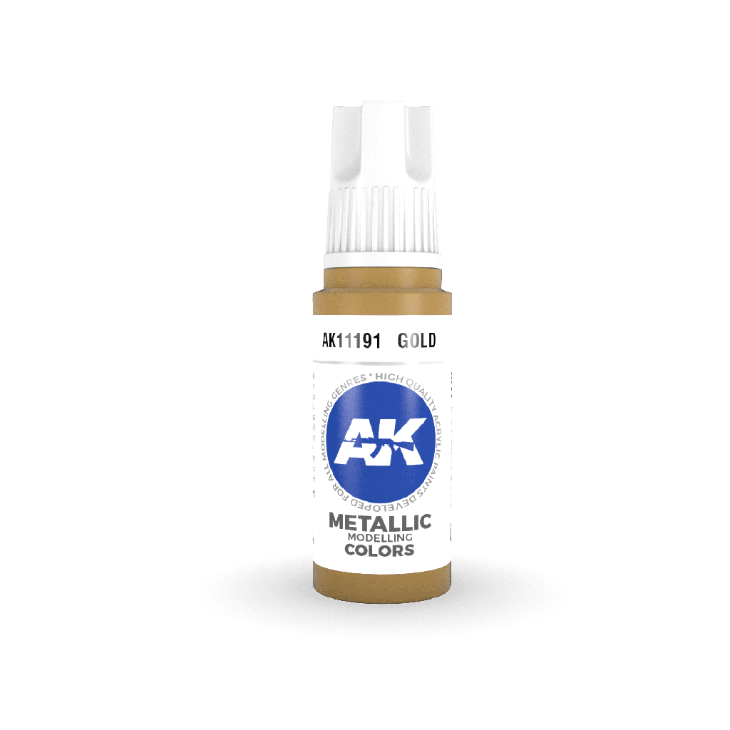 Ak : Gold 17ml │ 3rd Generation Acrylique