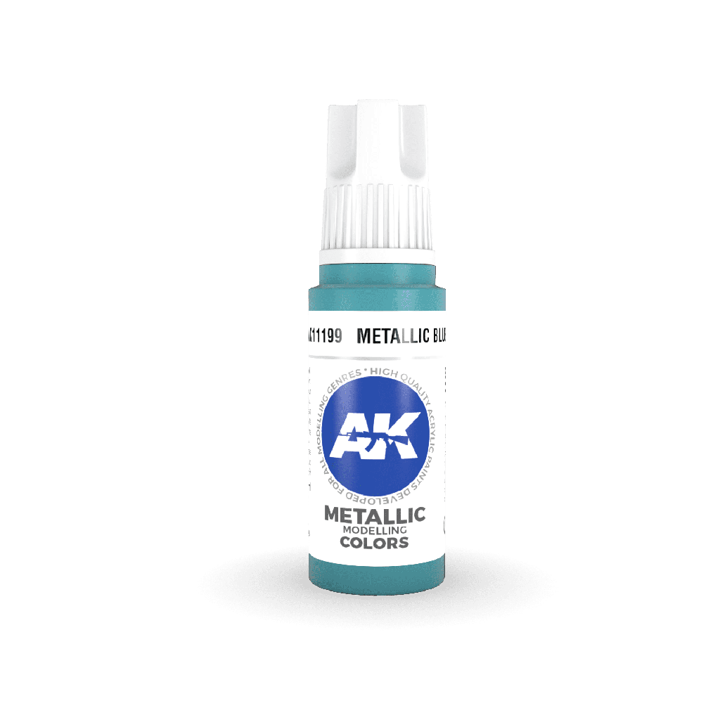 Ak : Metallic Blue 17ml │ 3rd Generation Acrylique