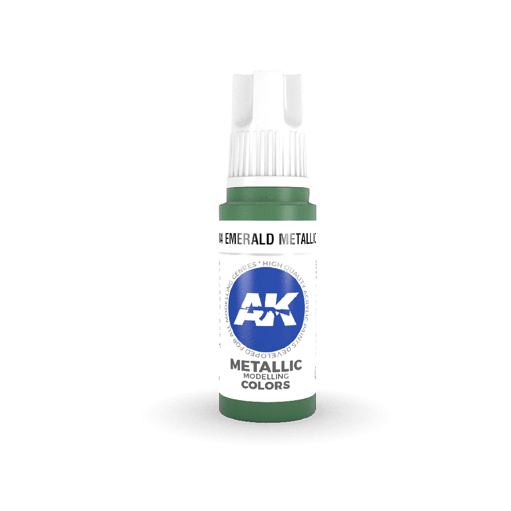 Ak : Emerald Metallic Green 17ml │ 3rd Generation Acrylique