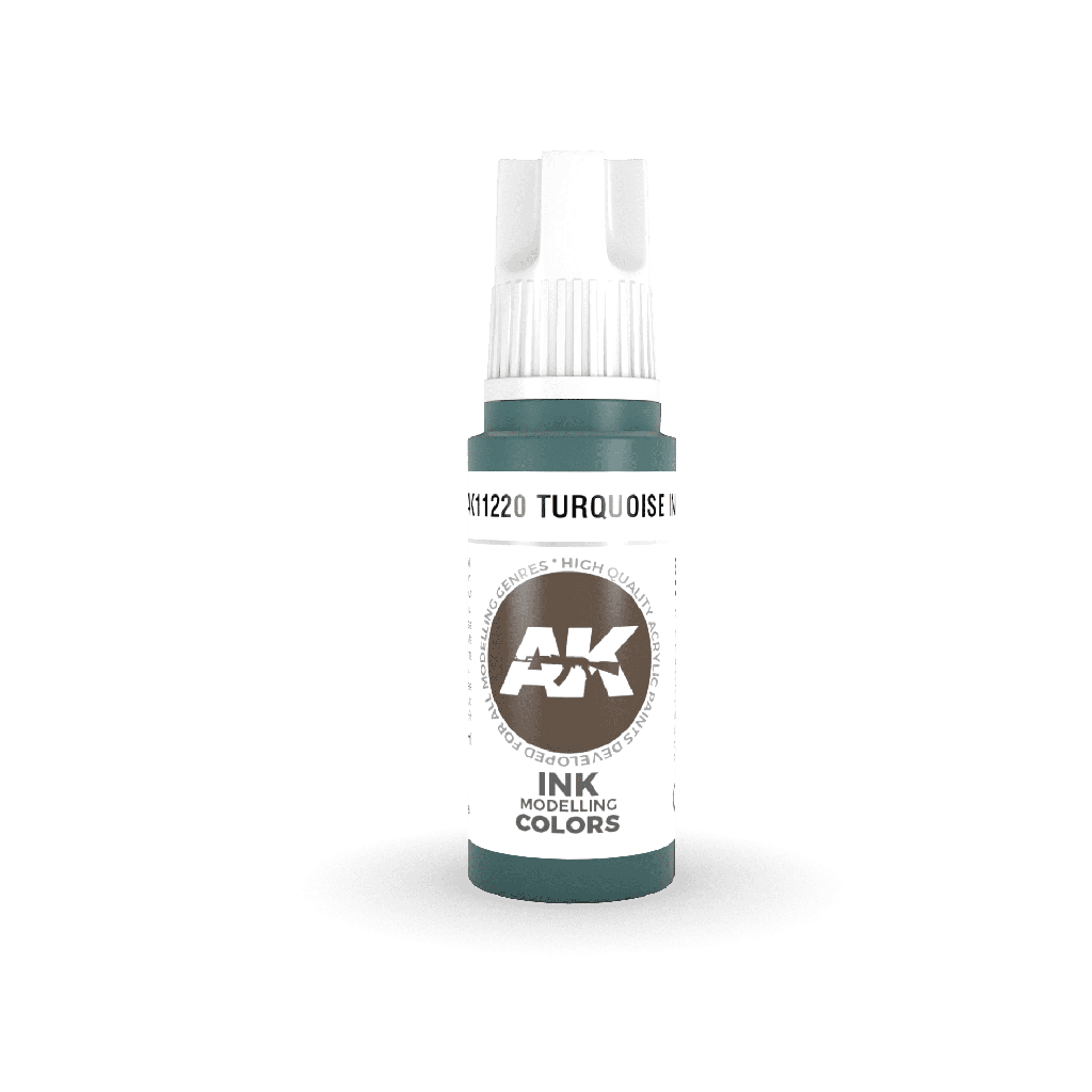 Ak : Turquoise INK 17ml │ 3rd Generation Acrylique