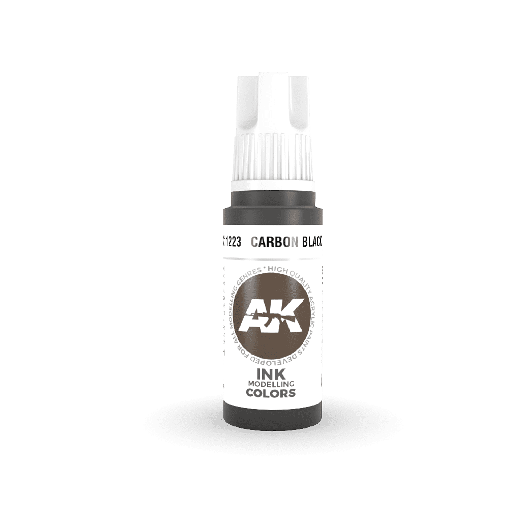 Ak : Carbon Black INK 17ml │ 3rd Generation Acrylique