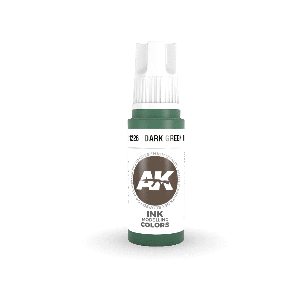 Ak : Dark Green INK 17ml │ 3rd Generation Acrylique