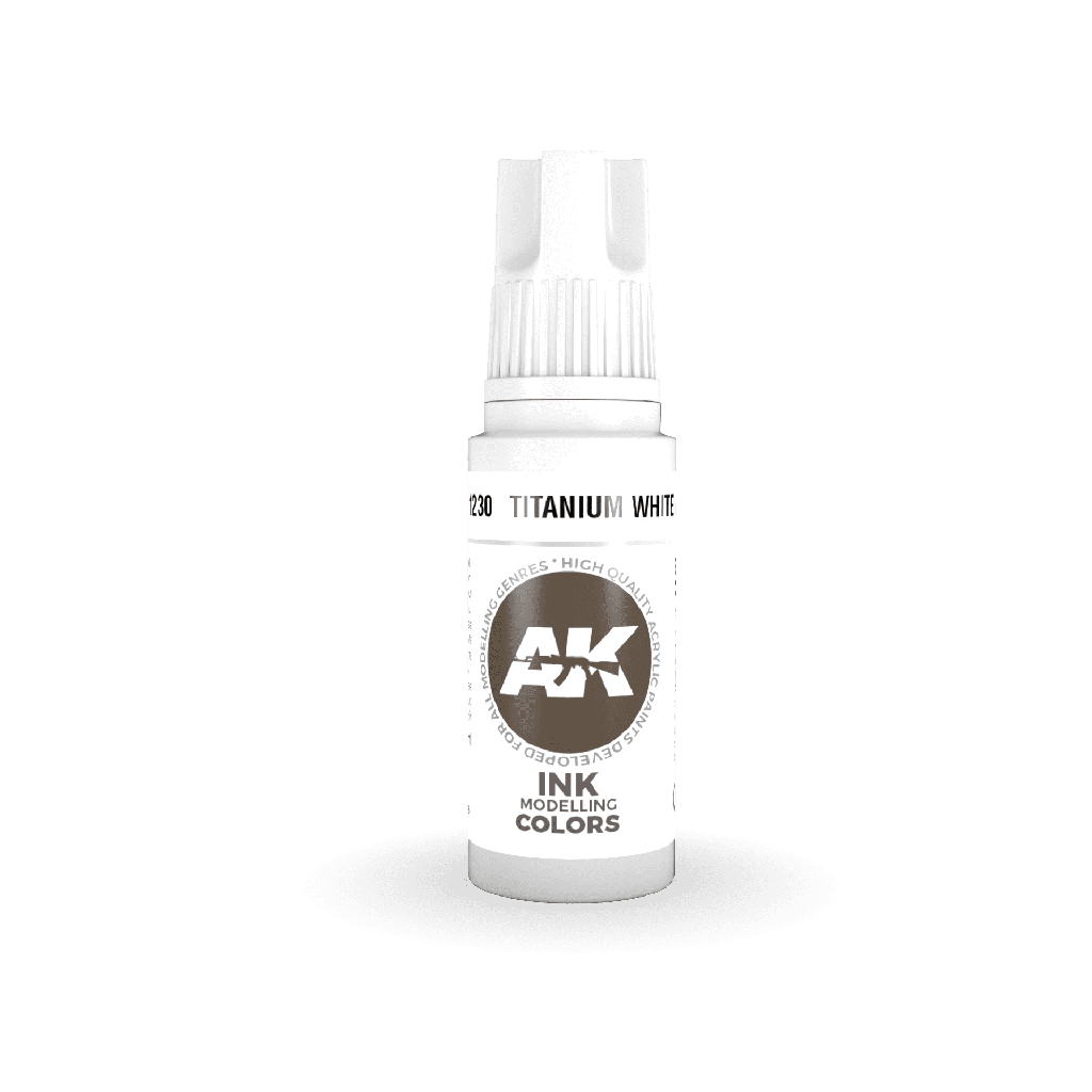 Ak : Titanium White INK 17ml │ 3rd Generation Acrylique