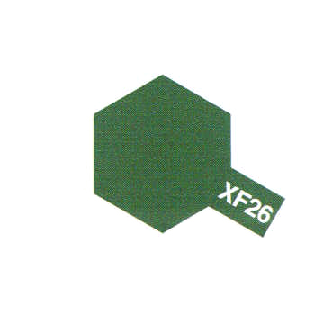 Tamiya : XF26 - Vert Fonce Mat (10ml) │ Acrylic Paint