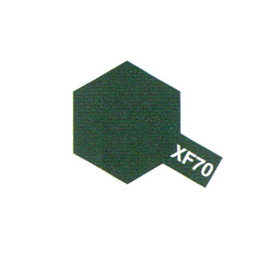 Tamiya : XF70 - Vert Fonce (10ml) │ Acrylic Paint