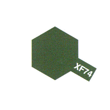 Tamiya : XF74 - Olive Drab Jgsd (10ml) │ Acrylic Paint