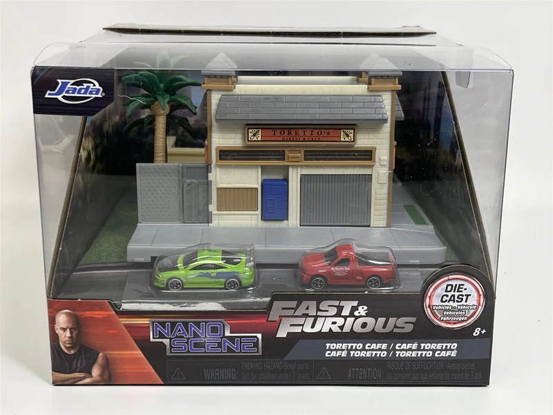 NANO FAST AND FURIOUS TORRETO'S CAFE W/2 VEHICLES FF