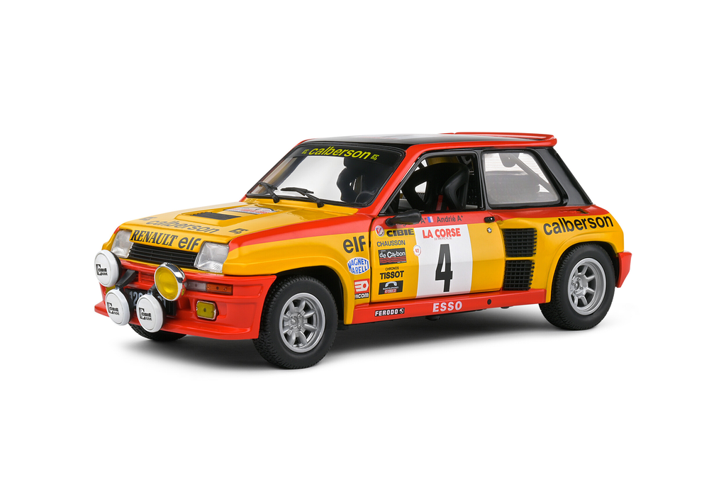 1:18 RENAULT 5 TURBO YELLOW #4 RAGNOTTI/ANDRIE TOUR DE CORSE
1980