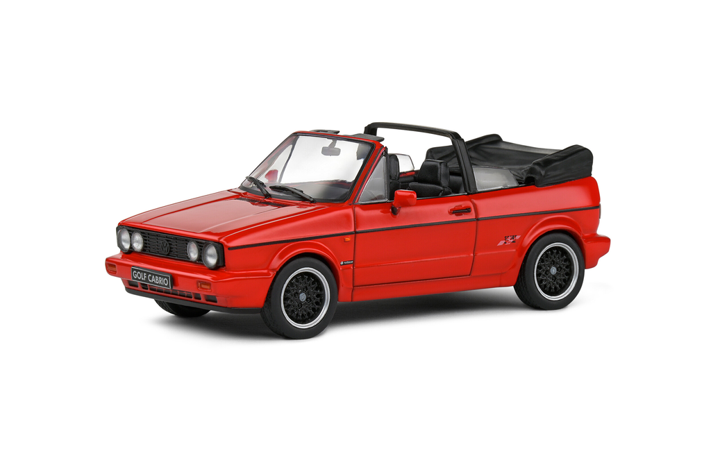 Solido : Volkswagen Golf I  Cabriolet│Rouge - 1992 