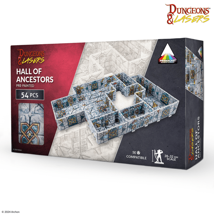 Dungeons & Lasers : Halls of Ancestors (prépeint) │ Dungeons & Dragons 5E Compatible