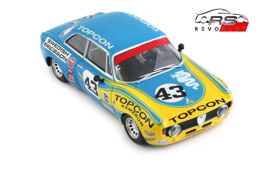 Revoslot : Alfa Romeo GTA 1300 Junior n°43 Topcaom Racing Team RAC 1972 Claes Rothstein