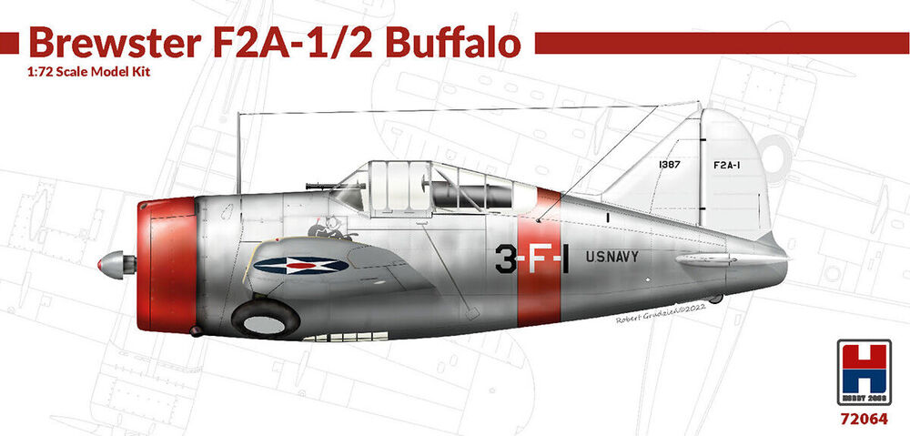 Hobby2000 : Brewster F2A-1/2 Buffalo