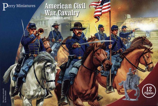 Perry Miniatures : Plastic American Civil War Cavalry (12 figurines)