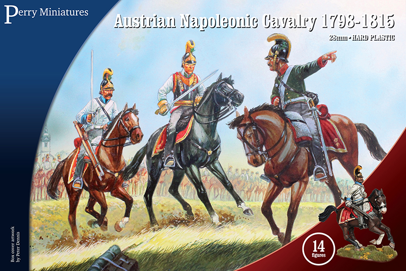 Perry Miniatures : Napoleonic Austrian ‘German’ Cavalry (Cuirassiers, Dragoons, Chevauxlegers) 1798-1815