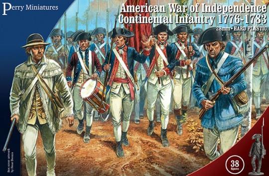 Perry Miniatures : American War of Independence Continental Infantry 1776-1783