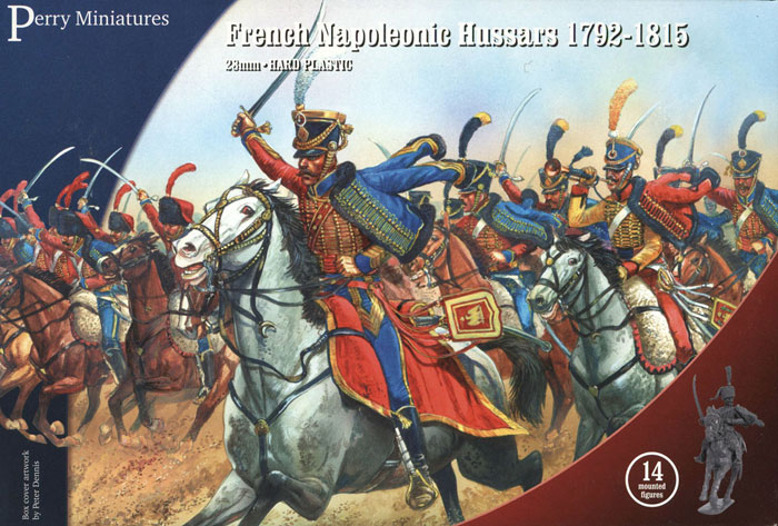 Perry Miniatures : Plastic French Napoleonic Hussars (14 hussars)