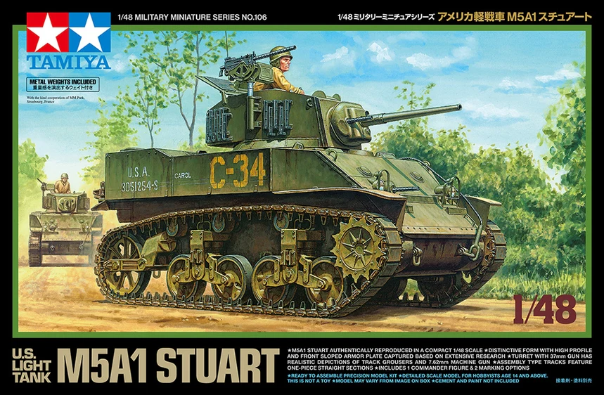 Tamiya : M5A1 Stuart US Light 