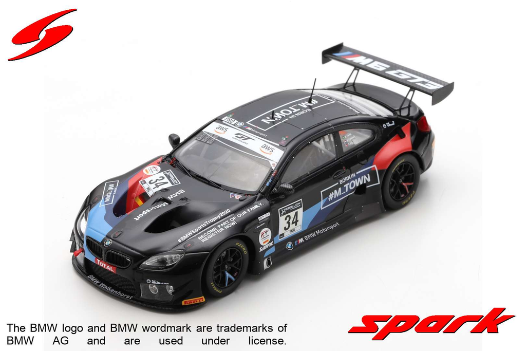 Spark : BMW M6 GT3 │ No.34 Walkenhorst Motorsport 24H Spa 2020 A. Farfus - N. Catsburg - P. Eng