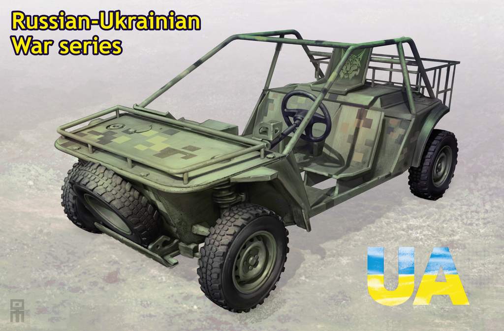 Miniart : Buggy Mongoose. The Ukrainian Combat Vehicle, basic version