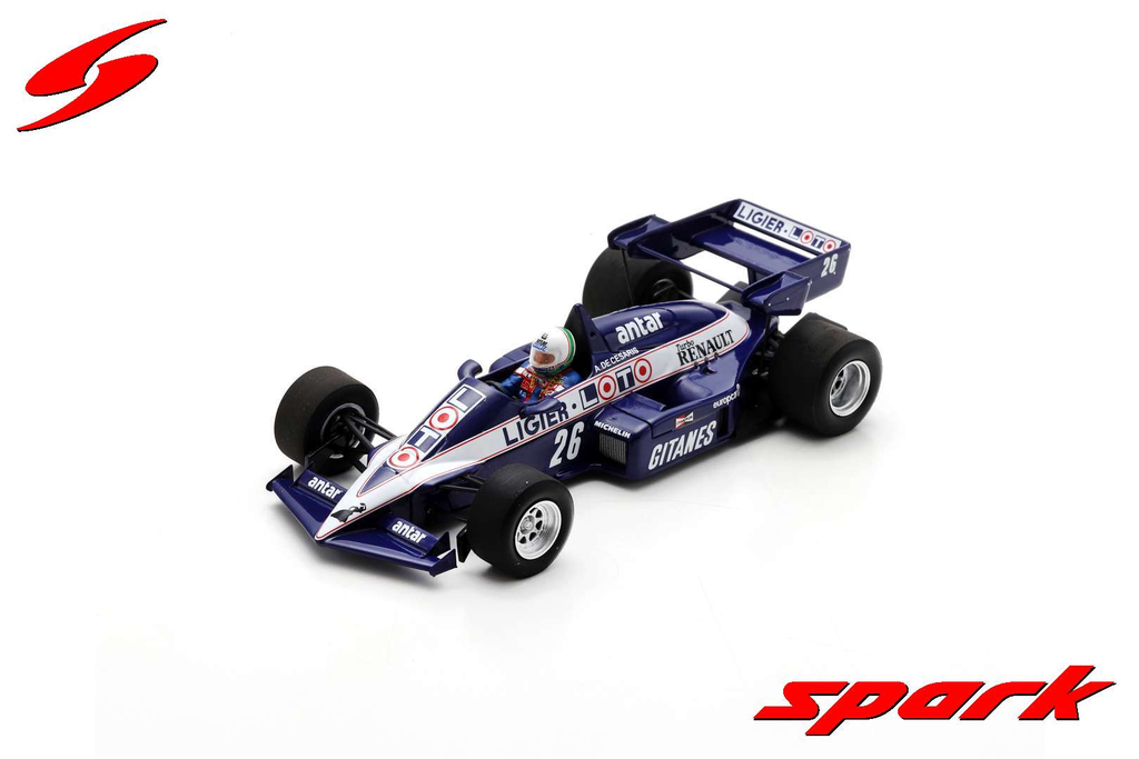 Spark : Ligier JS23 │ No.26 5th South African GP 1984 Andrea de Cesaris