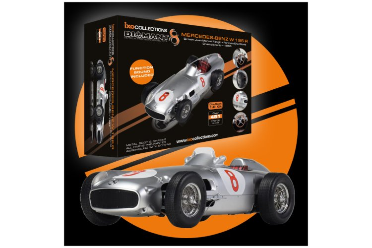 Ixomodels: Mercedes W196R Juan Manuel Fangio - World Champion 1955 . fonctiond Sound