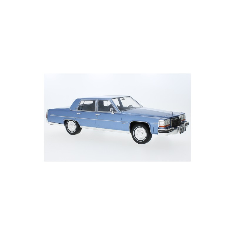 Modelcar : Cadillac Fleetwood Brougham │ 1982 - Bleu métallique 