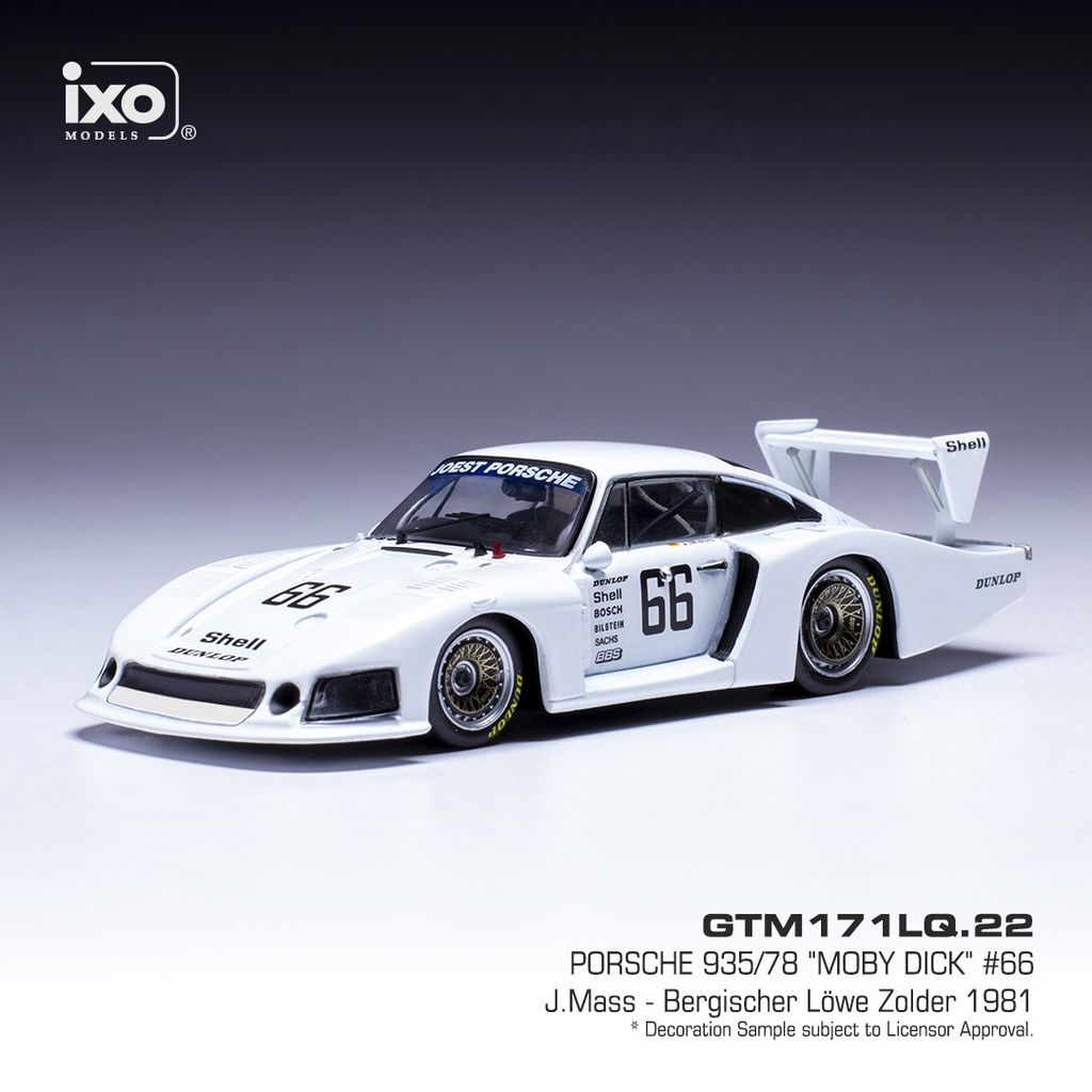 Ixo models : Porsche 935 Moby Dick │ No.66 1981 - Jochen Mass 