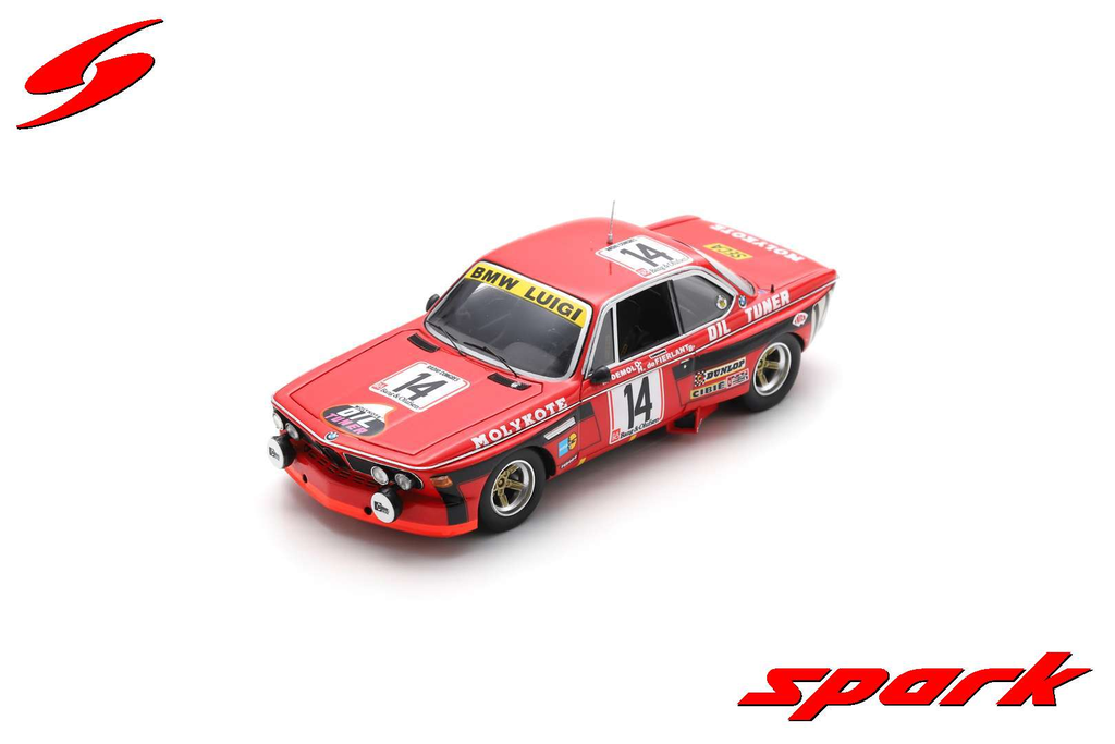 Spark : BMW 3.0 CSi │ No.14 10th 24H Spa 1974 H. de Fierlant - M. Demol - P. Dieudonne