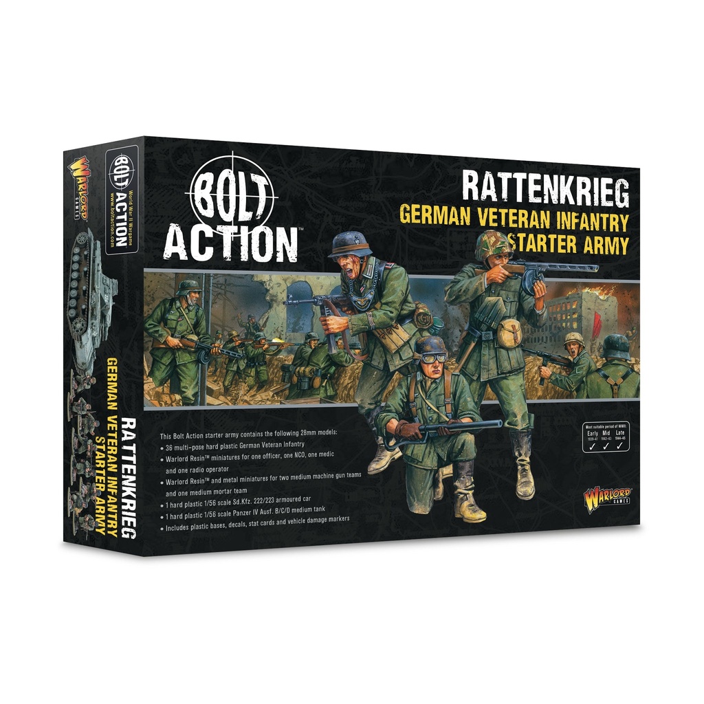  "Rattenkrieg" German Veteran Infantry Starter Army │ Bolt Action