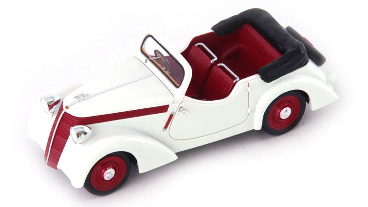 Autocult : Jawa Minor 600 Cabriolet │ Blanc & Rouge 