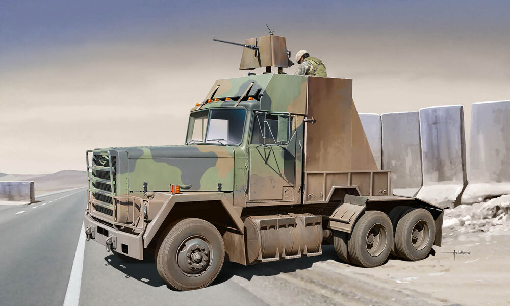 Trumpeter : M915 Gun Truck