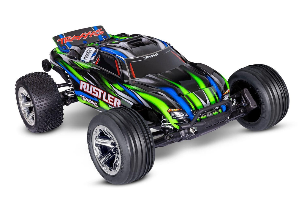 Traxxas : Rustler 2WD BL-2s Clipless RTR