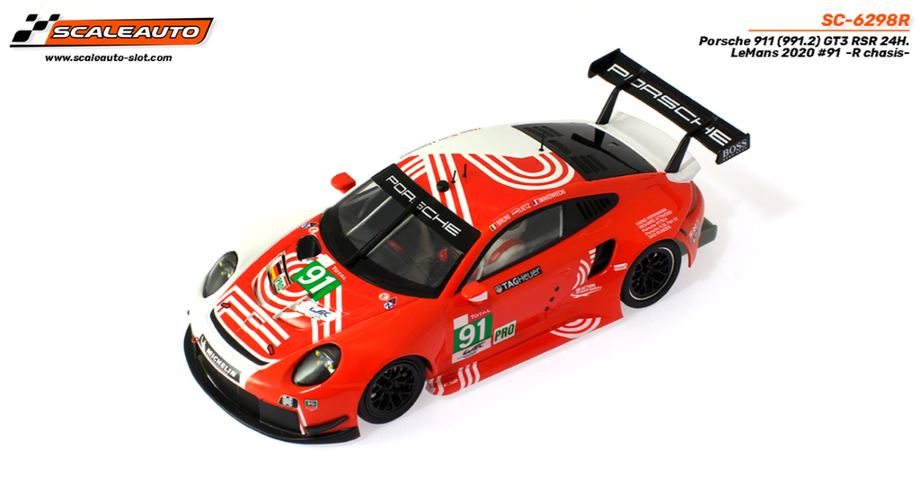 Scaleauto : Porsche 911 (991.2) GT3 RSR │ No.91 24H. LeMans 2020 