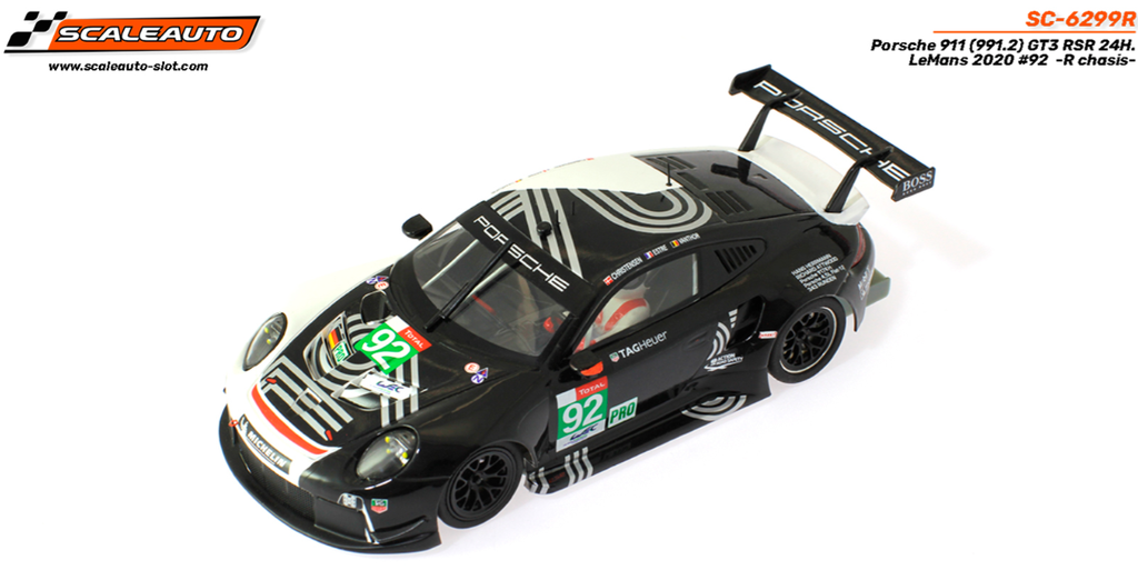 Scaleauto : Porsche 911 (991.2) GT3 RSR │ No.92 24H. LeMans 2020 