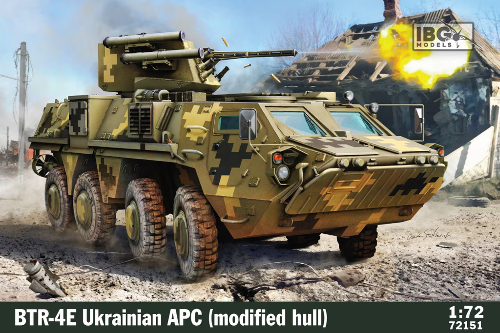 IBG : Ukrainian APC BTR-4E (modified hull) 