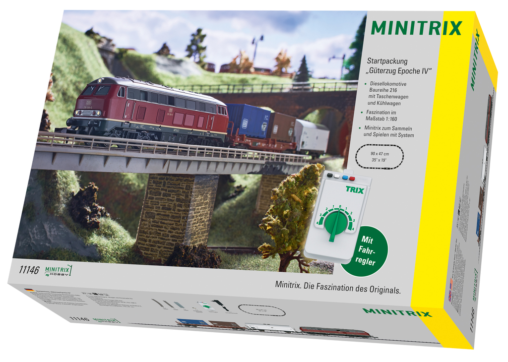 Minitrix : Boite départ Analogique BR216 - 