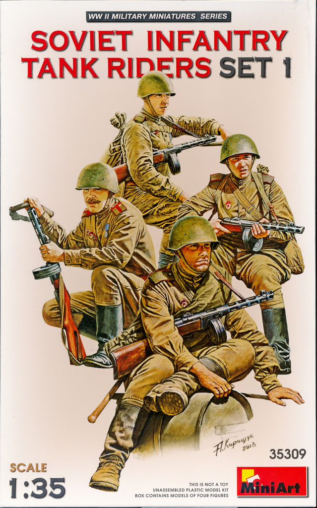 MiniArt : Soviet Infantry Tank Riders Set 1 