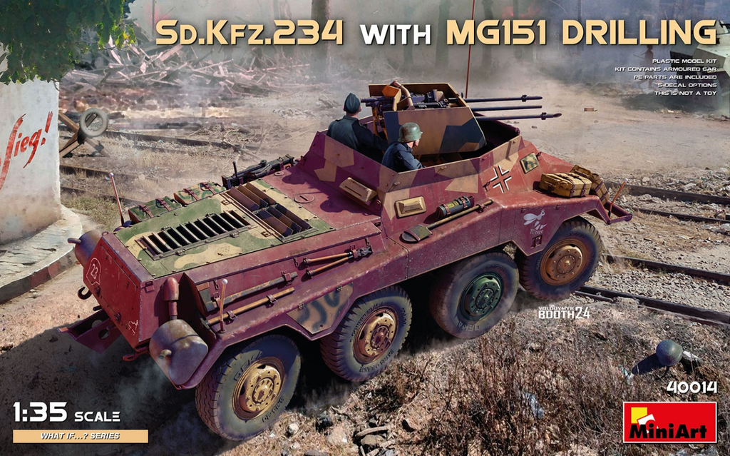 MiniArt : Sd.Kfz.234 │MG151 DRILLING 