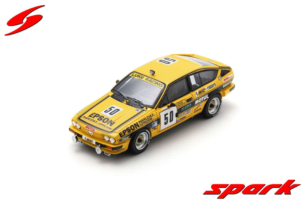 Spark : Alfa Romeo GTV 6 │ No.50 24H Spa 1984 Epson - Boucher - "Spiffero" - Maillien