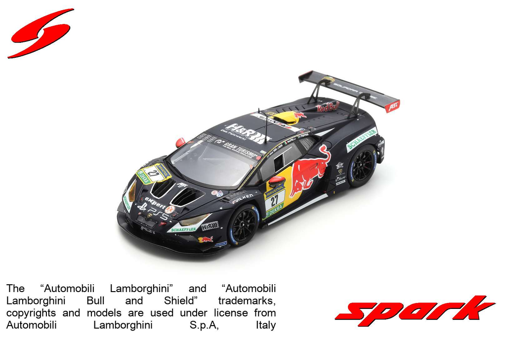 Spark : Lamborghini Huracán GT3 EVO2 │ No.27 RED BULL TEAM ABT 5th 24H Nürburgring 2024 K. Van der Linde - M. Mapelli - J. Pepper