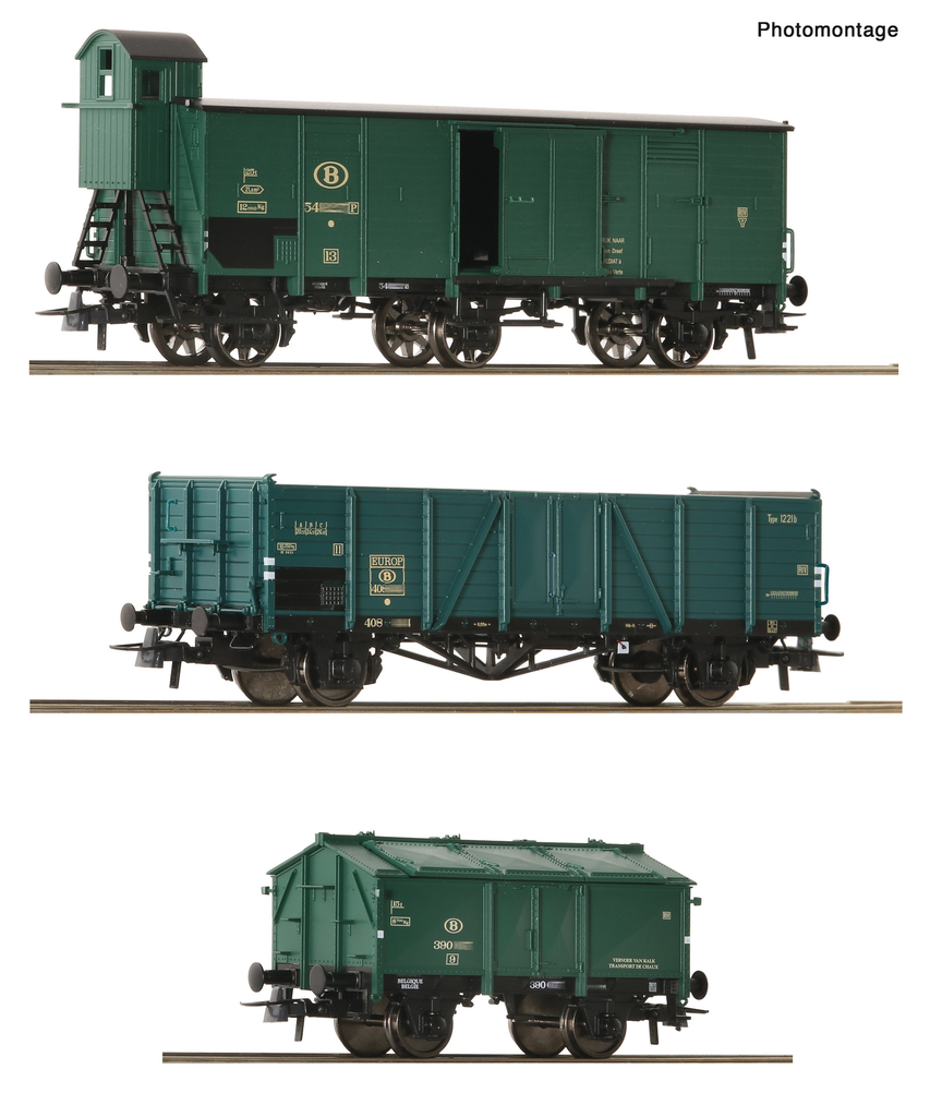 Roco : Wagons Marchandises SNCB-SNCB