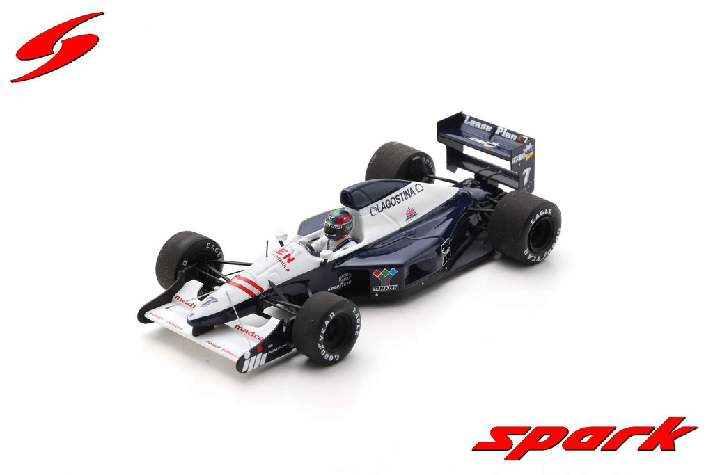 Spark models : Brabham BT60B No.7 South African GP 1992 Eric van de Poële