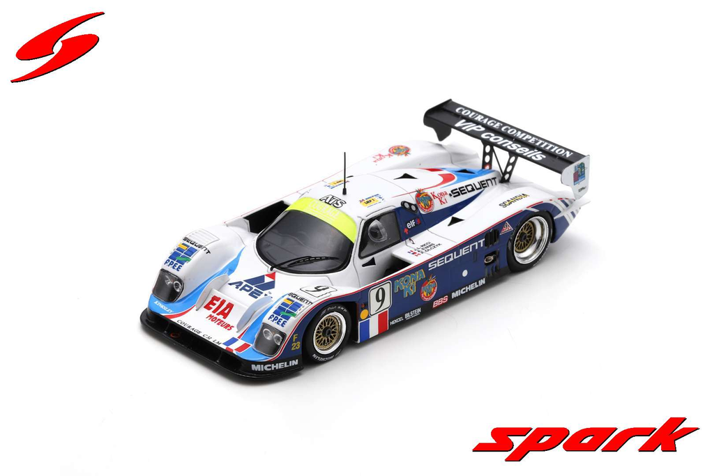 Spark models : Courage C 32 LM No.9 Courage Compétition 7th Le Mans 24H 1994 A. Evans - J-L. Ricci - P. Olczyk