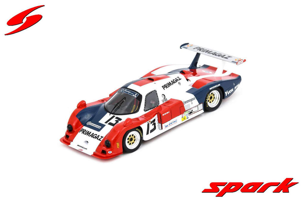 Spark models : Cougar C12 No.13 20th Le Mans 24H 1985 Y. Courage - A. de Cadenet - J-F. Yvon