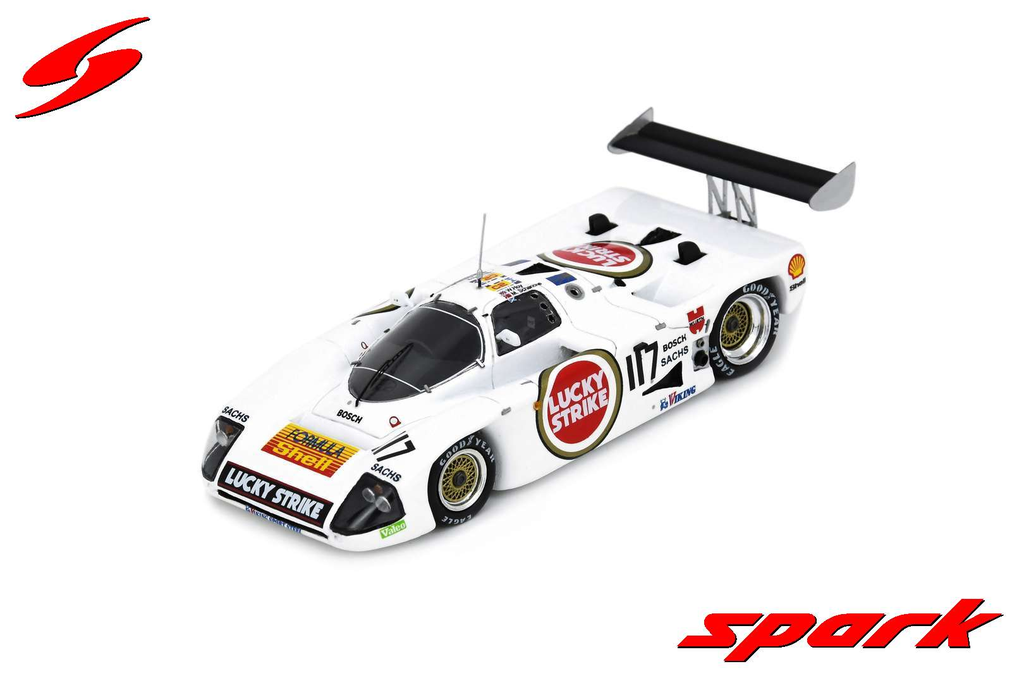 Spark models : Argo JM19 No.117 Le Mans 24H 1987 M. Schanche - W. Hoy - R. Smith