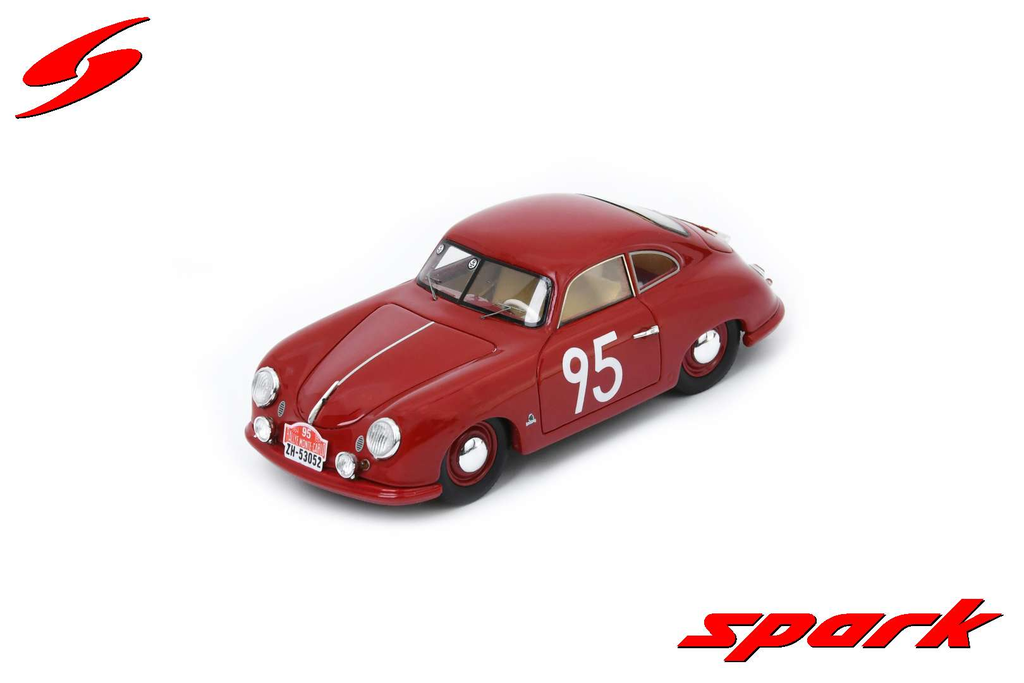 Spark models : Porsche 356 No.95 Rally Monte Carlo 1954 Schild & Bjornestad