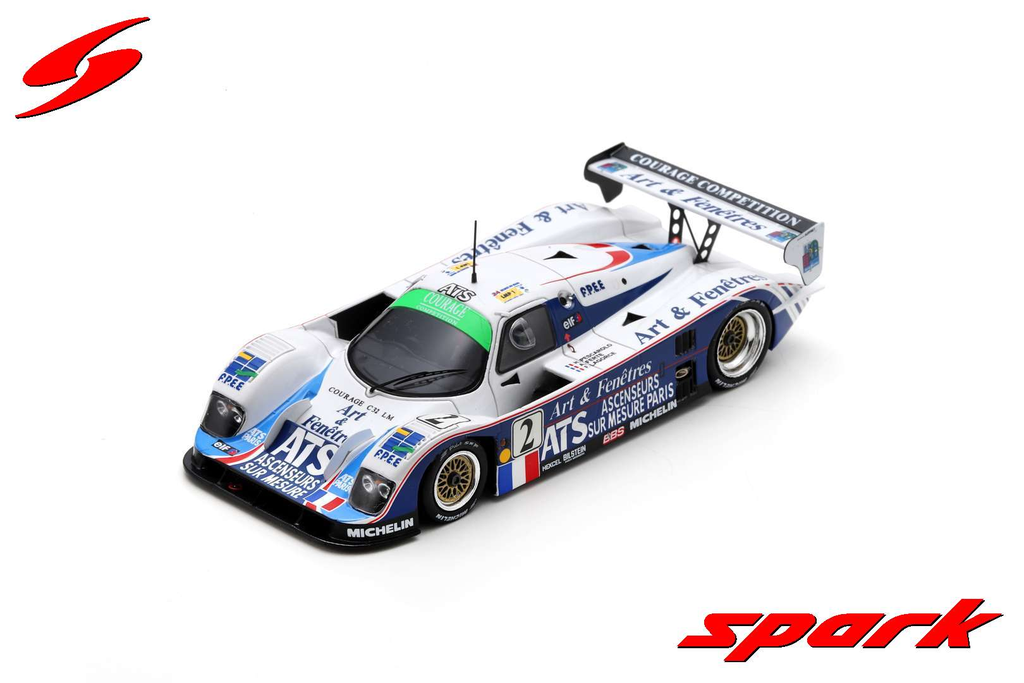 Spark models : Courage C 32 LM No.2 Courage Compétition Le Mans 24H 1994 F. Lagorce - H. Pescarolo - A. Ferte