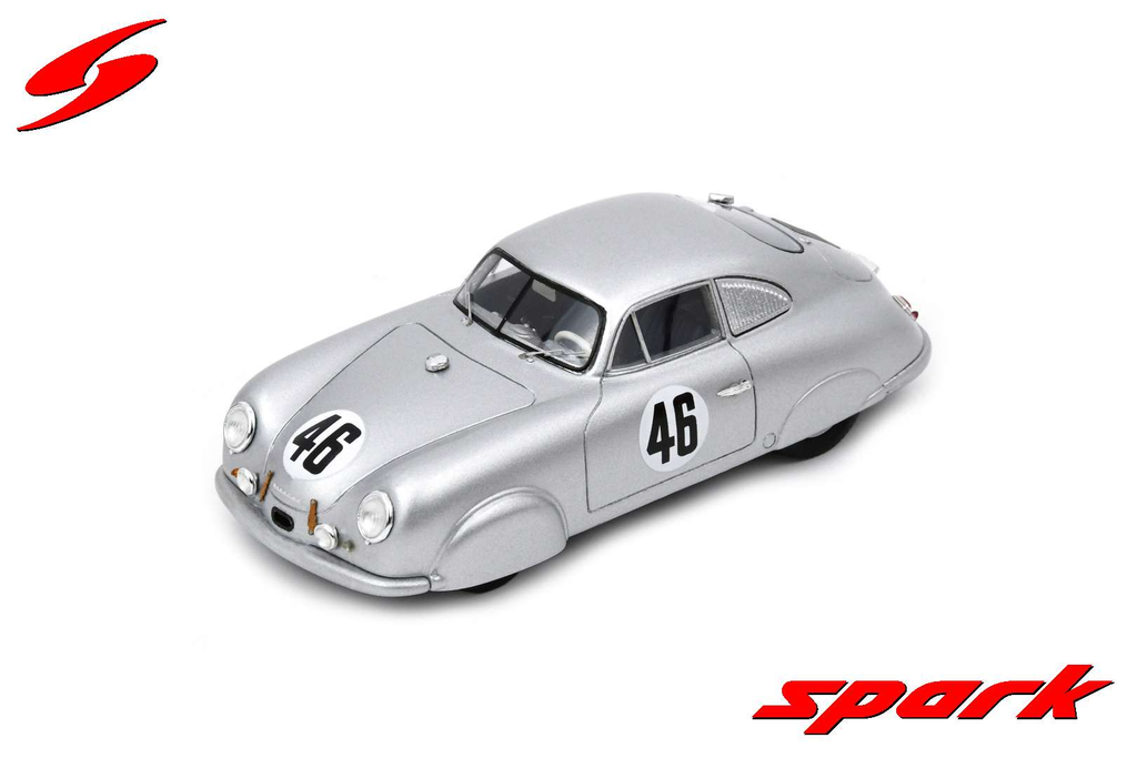 Spark models : Porsche 356 SL 20th Le Mans 24H 1951 A. Veuillet - E. Mouche