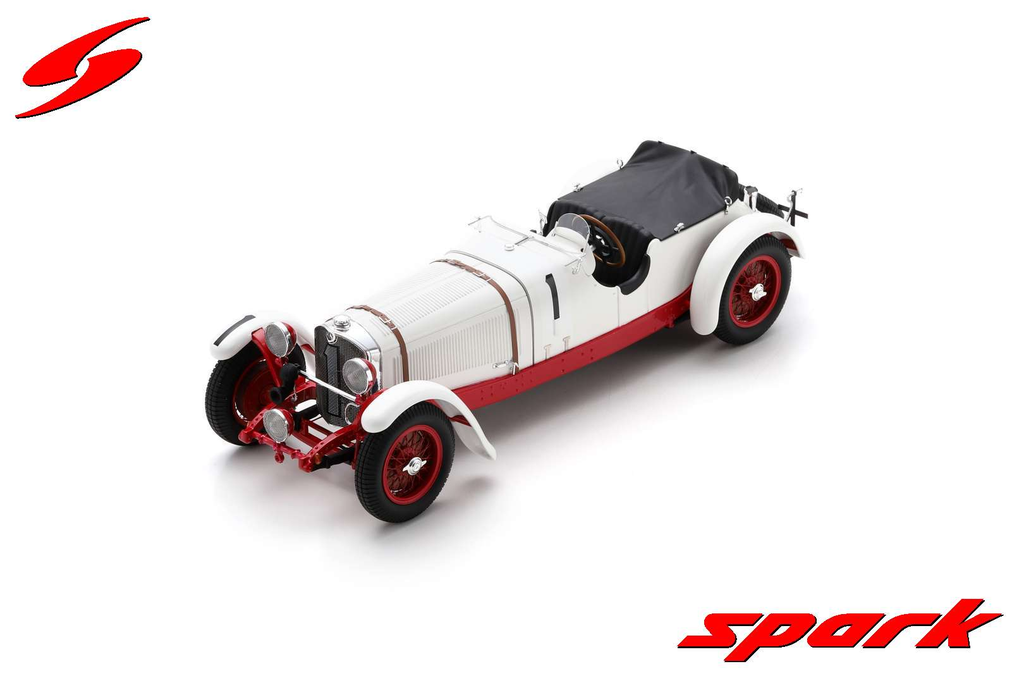 Spark models : Mercedes-Benz SS No.1 2nd Le Mans 24H 1931 B. Ivanowski - H. Stoffel